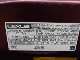 2015 Lexus RX350 Purple 3.5L AT 2WD #Z23196